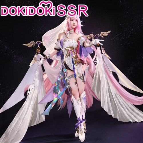【Ready For Ship】DokiDoki-SSR Honkai Impact 3rd Cosplay Elysia Herrscher of Human Ego  Costume | S