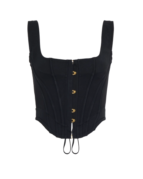 Zena Corset Top in Black | By Agent Provocateur New In