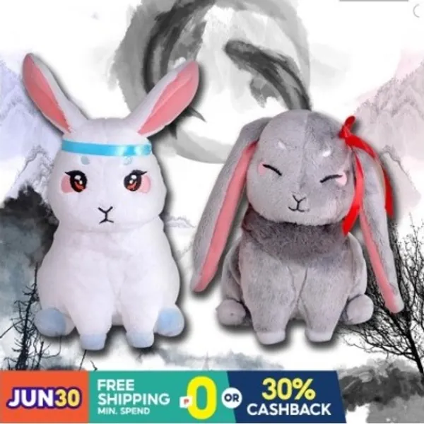 Mo Dao Zu Shi Magic Plush Doll Cute Embroidered Cartoon Rabbit Toys Gifts Anime Toy Gift