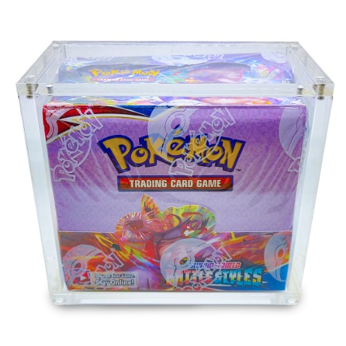 Pokemon Booster Acrylic Sealed Product Protector Box with Magnetic Sealed Lid [In Stock]