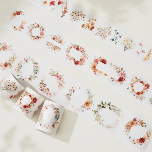 Autumn Bouquet Washi Tape Sticker Set | Default Title