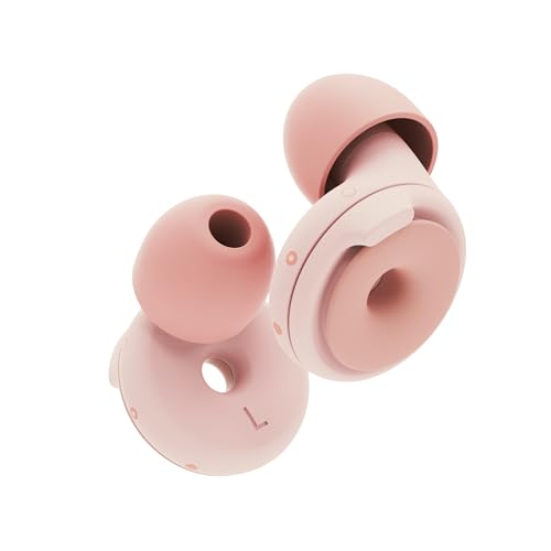 Loop Switch Earplugs – Multi-Mode Noise-Reducing Earplugs | Adjustable Passive Hearing Protection for Focus, Travel, Concerts, Socializing, Sports Events & Noise Sensitivity | Reusable Ear Protection - Pink