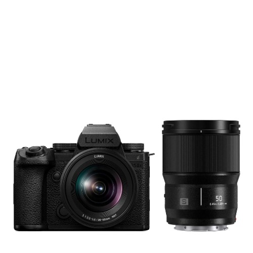 S5M2X Full Frame Mirrorless Camera + 20-60mm F3.5-5.6 Lens + 50mm F1.8 Lens | Default Title