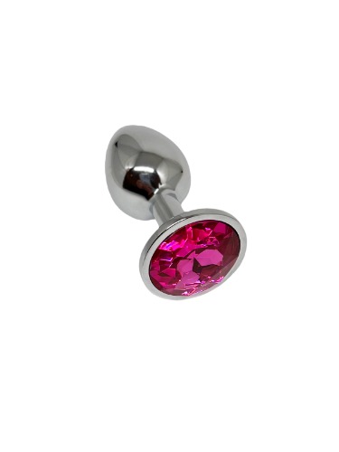 Crystal Steel Plug Small | Rose