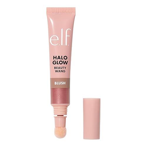 e.l.f. Halo Glow Blush Beauty Wand, Liquid Blush Wand For Radiant, Flushed Cheeks, Infused With Squalane, Vegan & Cruelty-free, Pink-Me-Up - Pink-Me-Up - 0.33 Fl Oz (Pack of 1)