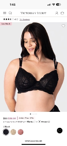 Heroine Plunge Maternity Bra