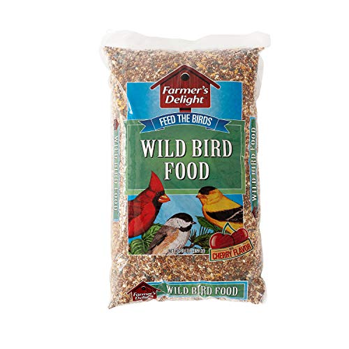 Wagner's 53002 Farmer's Delight Wild Bird Food with Cherry Flavor, 10-Pound Bag - Wild Bird Food