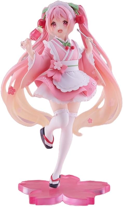 Vocaloid - Hatsune Miku - Coreful Figure - Sakura, Wafuu Kissa ver. (Taito) - Pre Owned