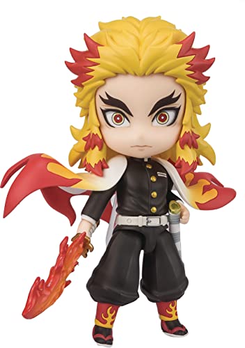 Bandai TAMASHII Nations Demon Slayer Mugen Train KYOJURO RENGOKU FIGUARTS Mini AF - Kyojuro Rengoku (Flame Breathing)