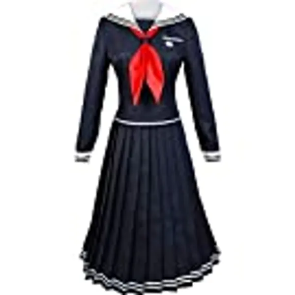 Poetic Walk Anime Fukawa Toko Cosplay Costume School Uniform Costume Sailor Dress Custom