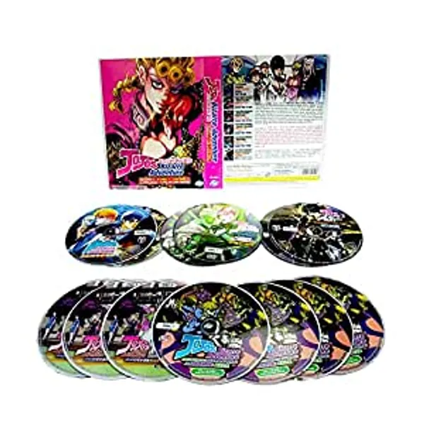 JOJO'S BIZARRE ADVENTURE (SEASON 1-5) - COMPLETE ANIME TV SERIES DVD BOX SET (154 EPISODES + MOVIE)