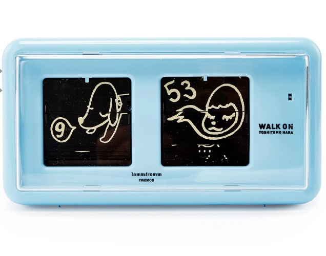 Yoshitomo Nara Walk On Flip Clock - Blue | Blue / One Size