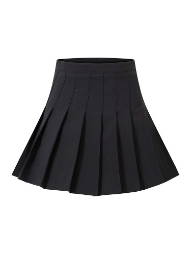 N / D Jupe Plissée Femme Fille Taille Haute Mini-Jupe Patineuse A-Line Skieur Jupe Courte Doublée avec Short Jupe Tennis Uniformes