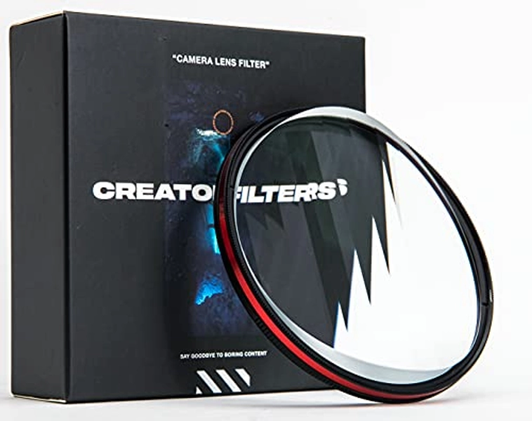 Creator FX Linear Repeater Lens Filter for Photography | Prism Filter for Camera | Lens Camera Accessories | Fractal Filters to Repeat Multiple Images (Fits 82mm, 77mm, 72mm, 67mm Ø)