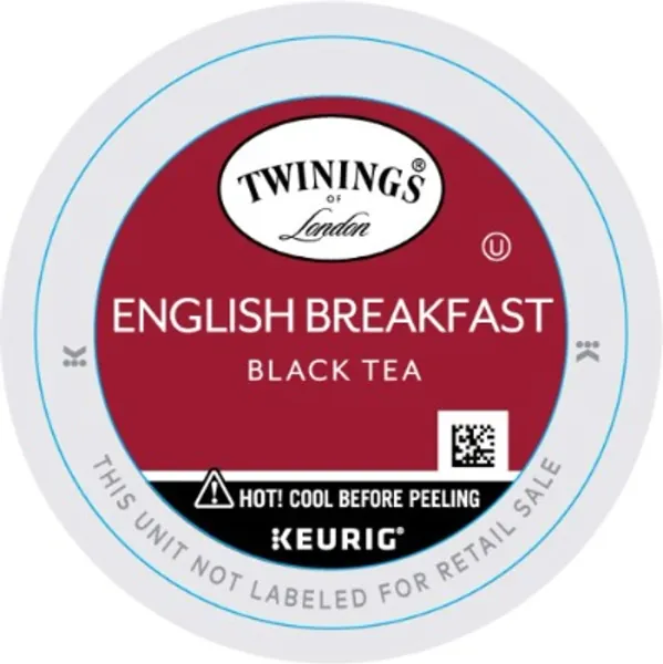 Twinings of London English Breakfast Tea K-Cups for Keurig, 24 Count