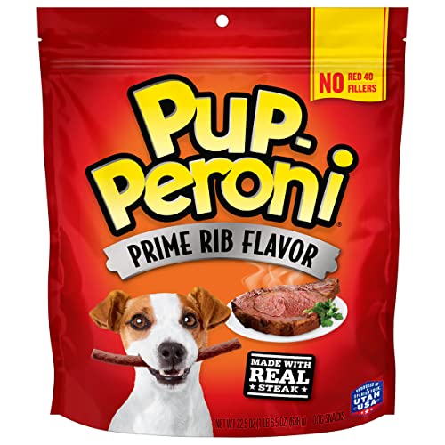Pup-Peroni Original Prime Rib Flavor Dog Treats, 22.5 Ounce Bag - Prime Rib - 22.5 Ounce (Pack of 1)