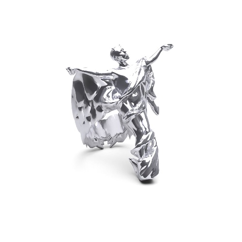 FALLEN ANGEL RING | SOLID STAINLESS STEEL / 8