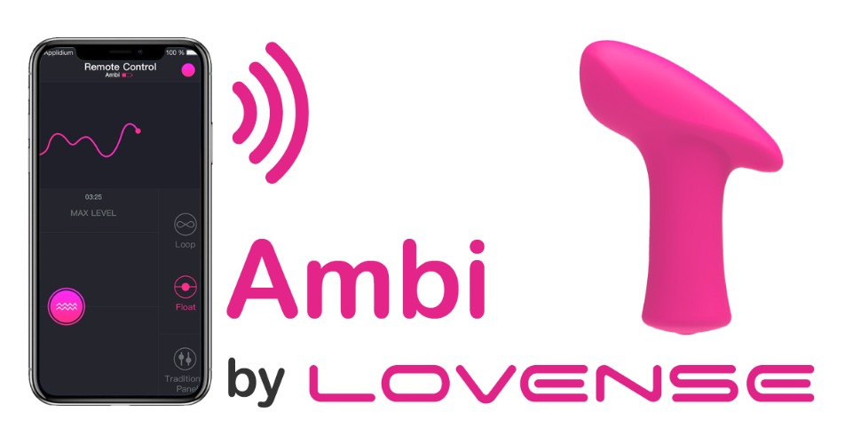 Ambi by Lovense. App-controlled small vibrator