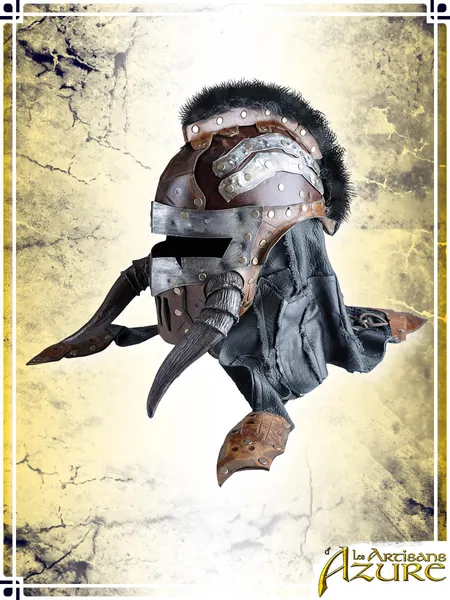 Destroyer Helmet - Leather Armor for LARP and Cosplay