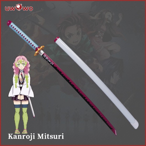 Uwowo Demon Slayer: Kimetsu no Yaiba Kanroji Mitsuri Cosplay Sword Demon Slaying Props  Kanroji Mitsuri Sword
