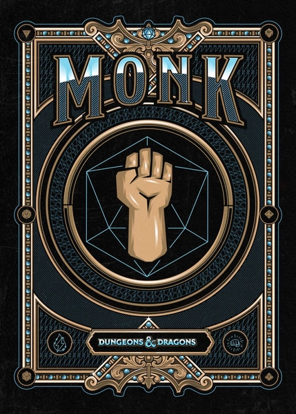 'Monk' Poster by Dungeons and Dragons | Displate