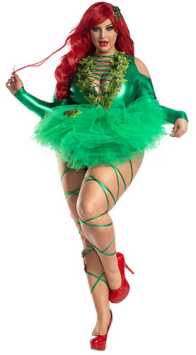 Plus Size Poisonous Babe costume | As Shown / 1X