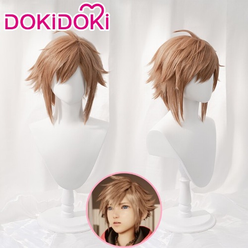 【Ready For Ship】DokiDoki Game Kingdom Hearts 4 Cosplay Sora Wig Men Short Wig | Sora