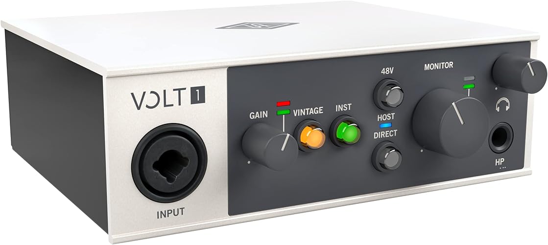 Universal Audio Volt 1 USB Recording Studio Audio Interface