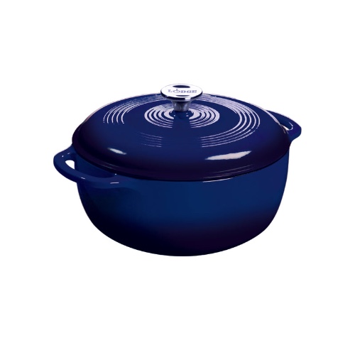 Lodge Cast Iron Dutch Oven 6 qt Indigo | Default Title