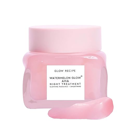 Glow Recipe Watermelon Glow Sleeping Mask - Exfoliating, Anti-Aging + Brightening Overnight Face Mask with AHA, Hyaluronic Acid + Pumpkin Seed Extract for Sensitive Skin - Hydrating Mask (80ml/2.7oz) - 79.85 ml (Pack of 1)