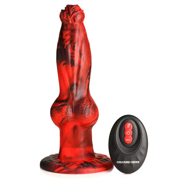 Hell Wolf Thrusting and Vibrating Dildo