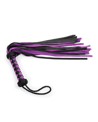 Plesur 22 Leather Flogger - Purple