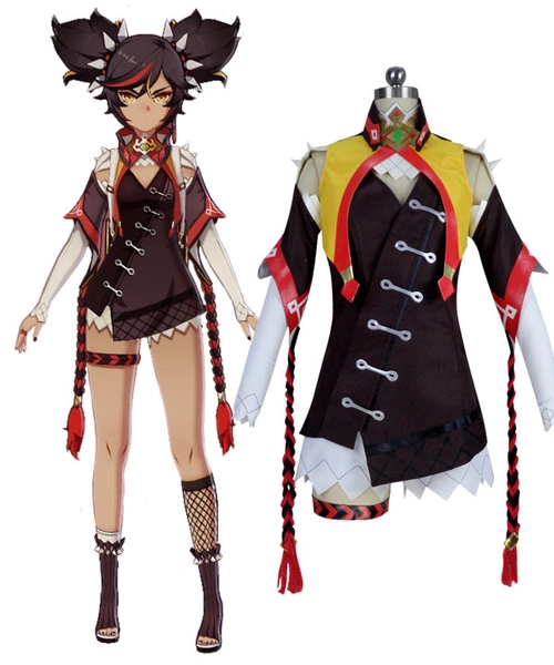 Genshin Impact Xinyan Cosplay Costume