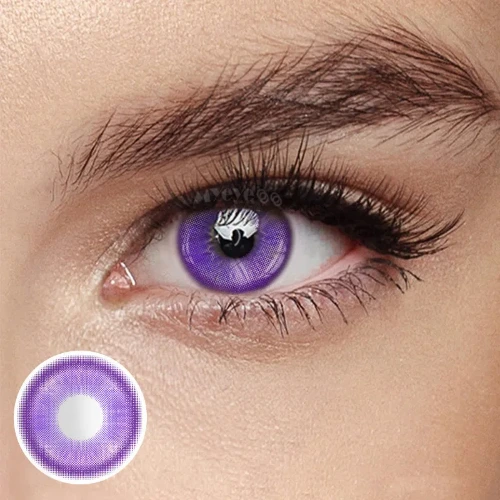 MYEYEBB Magic Coral Violet Colored Contact Lenses