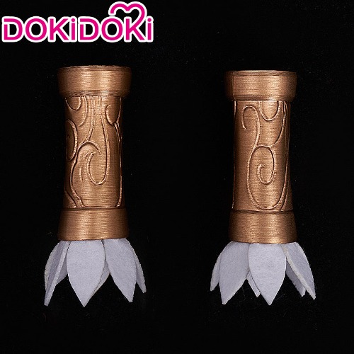 【Ready For Ship】DokiDoki Game Honkai: Star Rail Cosplay Bailu Wig/ Horn/Necklace/Hair Accessories  Long Straight Purple Hair | Hair Accessory-INSTOCK