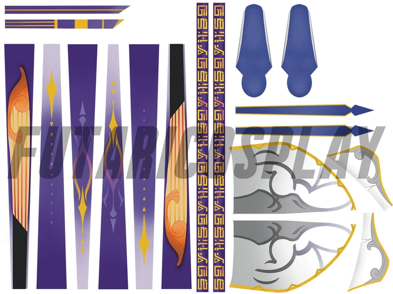 Cyno Burst Cosplay - Fabric Patterns (Genshin Impact)