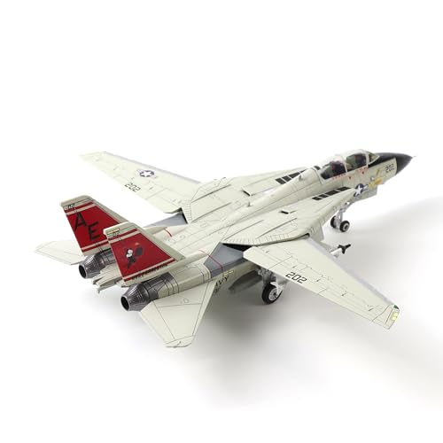 NUOTIE F-14A Tomcat 1/72 Metal Airplane Model Kits with Stand VFA-31 Tomcatters DieCast Alloy Fighter Model Jet Replica Pre-Build Military Aircraft Collection for Display or Gift - 02.vf-31 Tomcatters