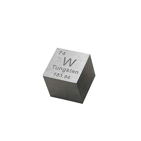 GOONSDS Tungsten Metal Cube 99.95% Engraved Periodic Table W Specimen