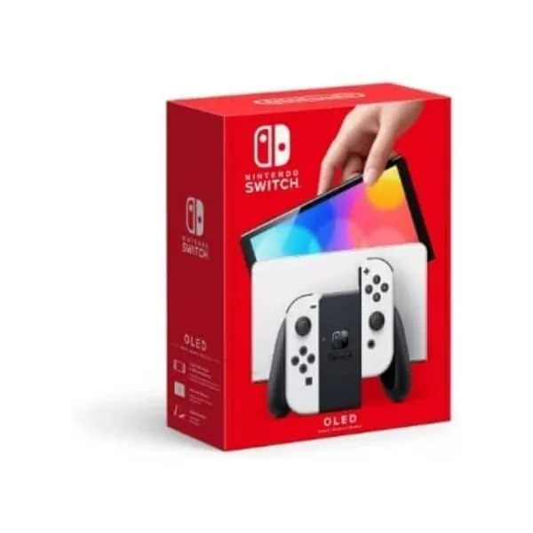 Nintendo Switch – OLED Model w/ White Joy-Con
