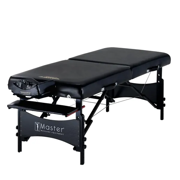 Master Massage 76cm Galaxy Mobil Massageliege Klappbar Massagebett Massagebank Kosmetikliege Beauty Bed, Schwarz