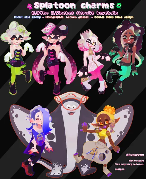 Splatoon Idol Keychain