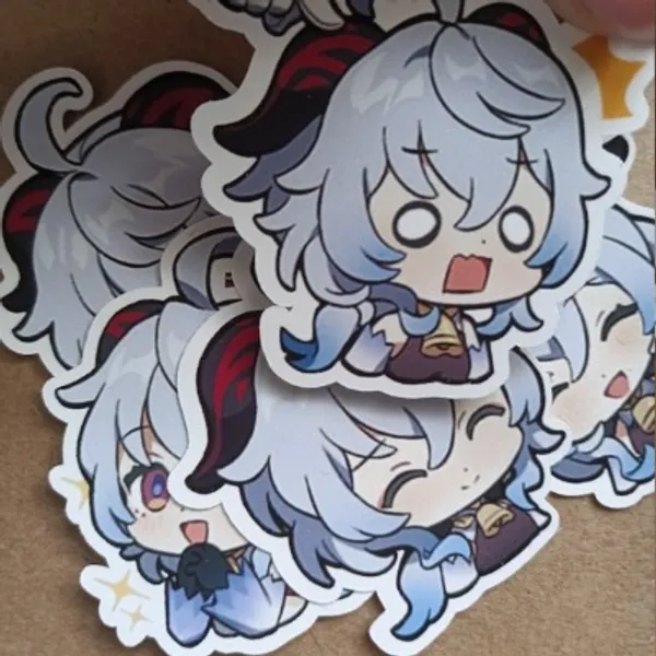 Genshinimpact Chibi Stickers  Ganyu | Etsy Sweden