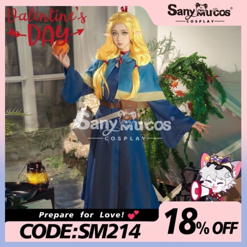 【48H To Ship】Anime Delicious in Dungeon Cosplay Marcille Donato Cosplay Costume Premium Edition - M