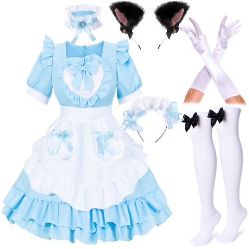 Cosplay Maid azulito :3