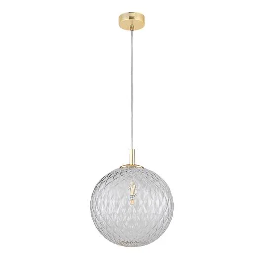 Lampada a sospensione Cadix in vetro, 1 luce, Ø 30 cm