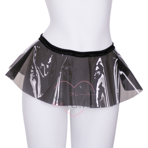 Vinyl Skirt - Black / 2XL/3XL