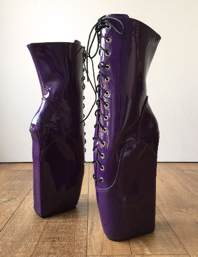 Ballet/Hoof Heels  45 / Eggplant Purple (Patent)