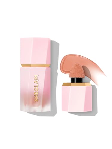 SHEGLAM Color Bloom Liquid Blush Makeup for Cheeks Matte Finish - Hush Hush - Matte Hush Hush - 1 Count (Pack of 1)