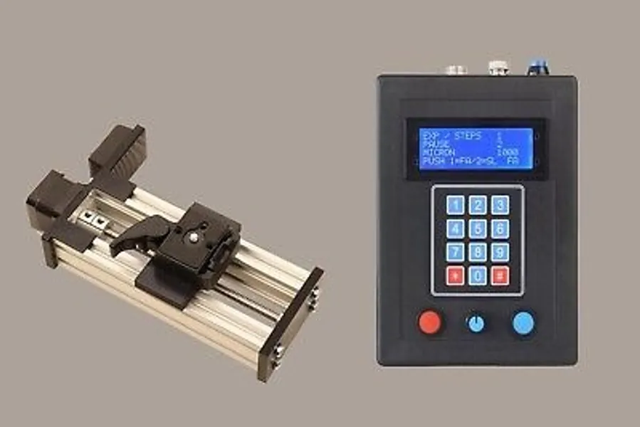 DSLR MOTORIZED FOCUS STACKING MACRO RAIL MIN. STEP 1 MICRON 0,001 MM  | eBay