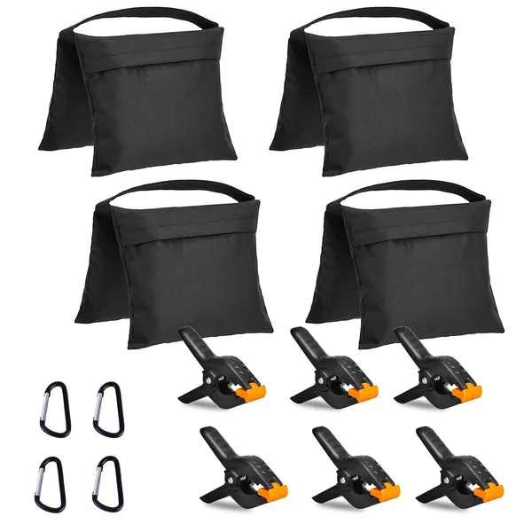 Lidlife 4 Packs of Heavy Photography Sandbag Studio Video Sandbags, Used for Light Brackets, Boom Brackets, Props for Fixed Brackets - 